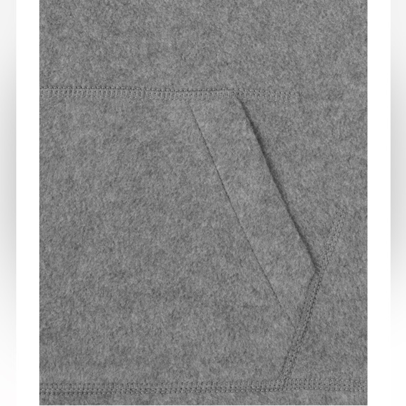 Boys Fleece Half-Zip Pull-Over Sweater - Grey - Picture 5 of 7